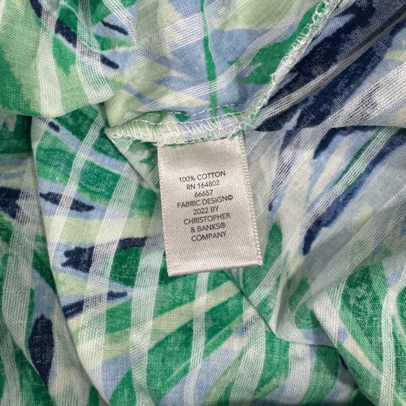 C&B Printed Midi Skirt sz Small 100% cotton - Picture 9 of 9